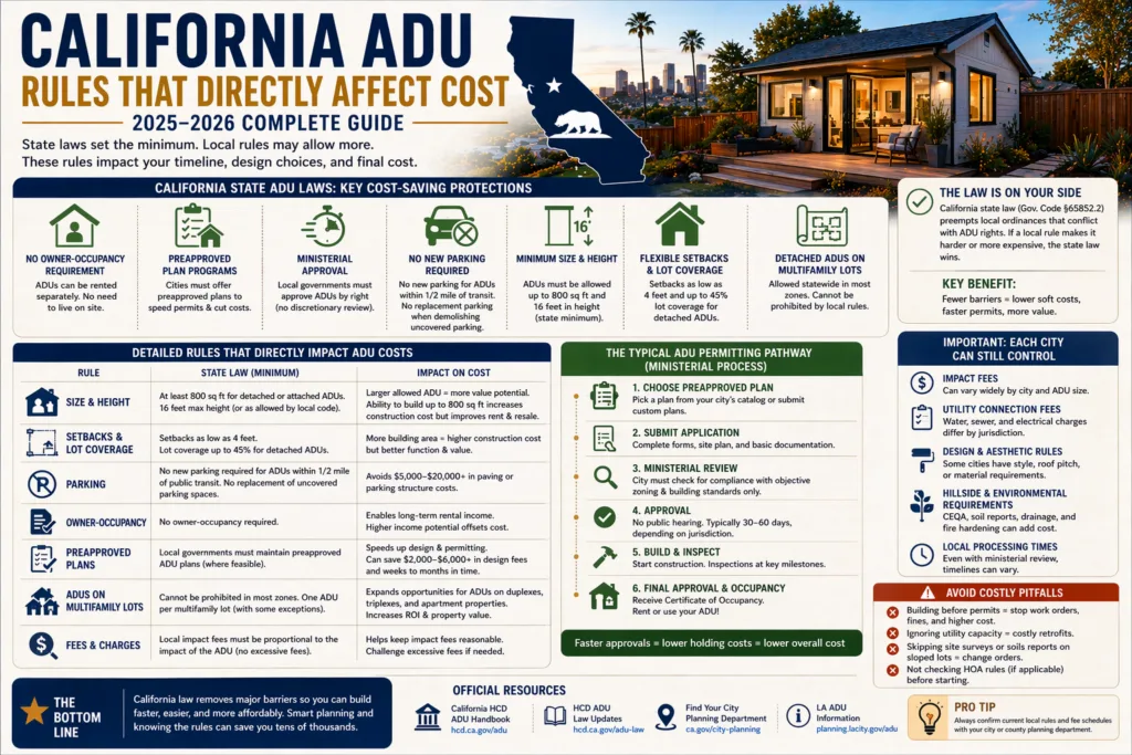 How Much Does an ADU Cost in California in 2026?