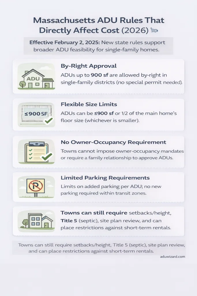 How Much Does an ADU Cost in Massachusetts in 2026?